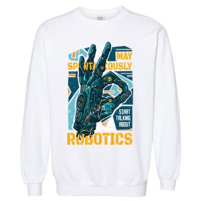 Robotics Garment-Dyed Sweatshirt