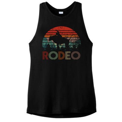 Rodeo Ladies PosiCharge Tri-Blend Wicking Tank