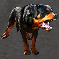 Rottweiler Vector Backpack