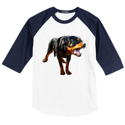 Rottweiler Baseball Sleeve Shirt