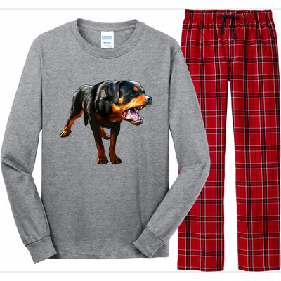 Rottweiler Long Sleeve Pajama Set