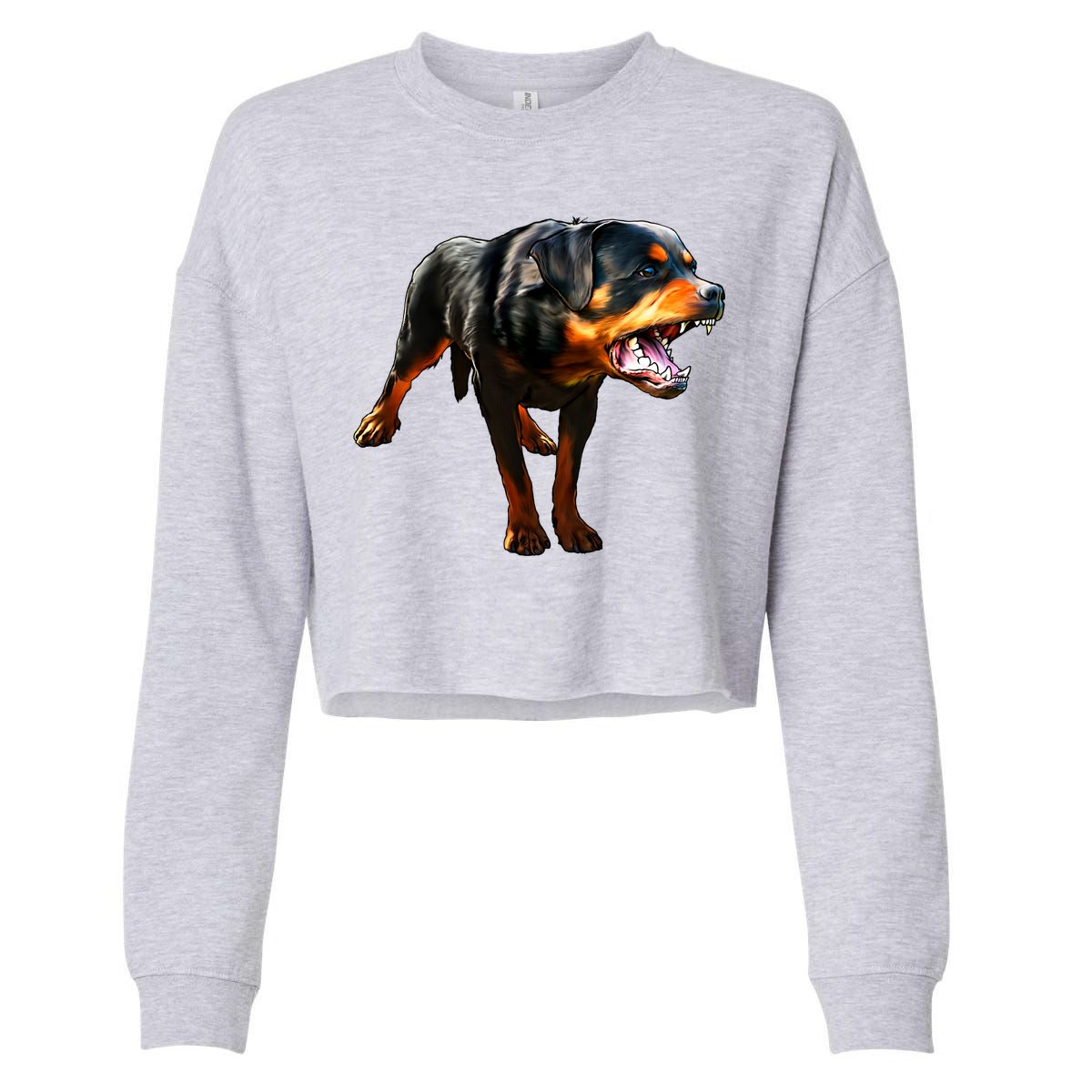 Rottweiler Cropped Pullover Crew