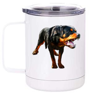 Rottweiler 12 oz Stainless Steel Tumbler Cup