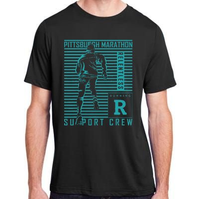 Runners Retro Pittsburgh 2024 Marathon 26 Miles Adult ChromaSoft Performance T-Shirt