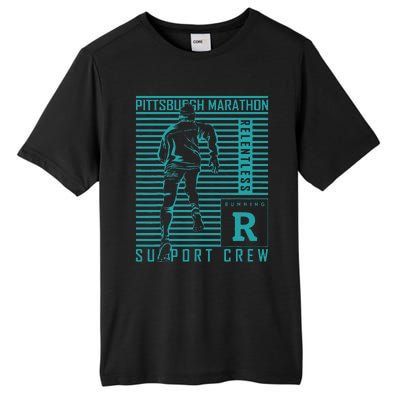 Runners Retro Pittsburgh 2024 Marathon 26 Miles Tall Fusion ChromaSoft Performance T-Shirt