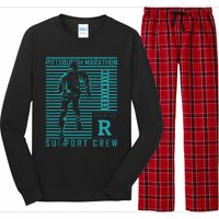 Runners Retro Pittsburgh 2024 Marathon 26 Miles Long Sleeve Pajama Set