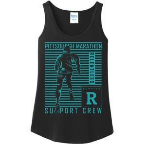 Runners Retro Pittsburgh 2024 Marathon 26 Miles Ladies Essential Tank