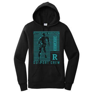 Runners Retro Pittsburgh 2024 Marathon 26 Miles Women's Pullover Hoodie