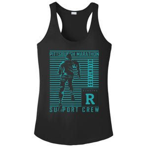 Runners Retro Pittsburgh 2024 Marathon 26 Miles Ladies PosiCharge Competitor Racerback Tank