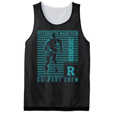 Runners Retro Pittsburgh 2024 Marathon 26 Miles Mesh Reversible Basketball Jersey Tank