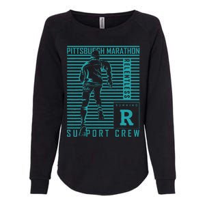 Runners Retro Pittsburgh 2024 Marathon 26 Miles Womens California Wash Sweatshirt