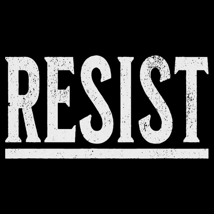 Resist Rebel Political Protest Anti Trump Womens Tank Top