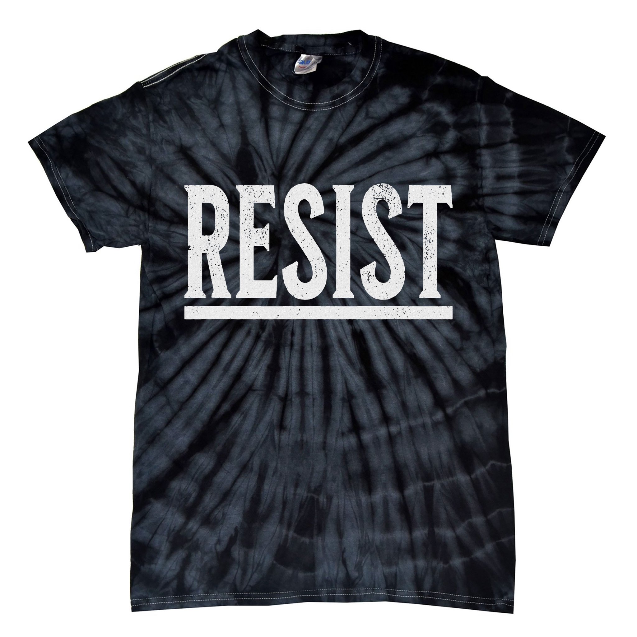 Resist Rebel Political Protest Anti Trump Tie-Dye T-Shirt