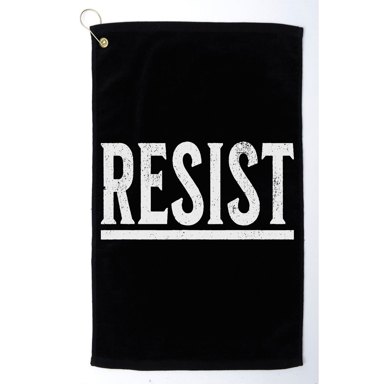 Resist Rebel Political Protest Anti Trump Golf Towel