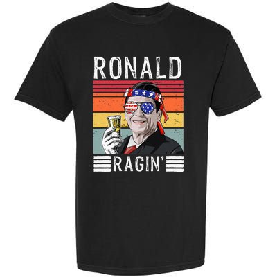 Ronald Ragin Patriotic 4th Of July Funny Garment-Dyed Heavyweight T-Shirt