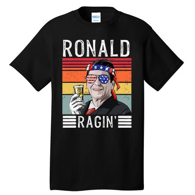 Ronald Ragin Patriotic 4th Of July Funny Tall T-Shirt