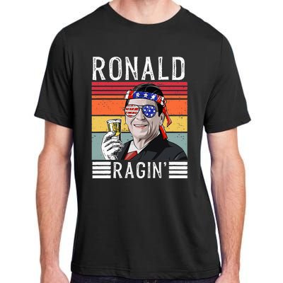 Ronald Ragin Patriotic 4th Of July Funny Adult ChromaSoft Performance T-Shirt