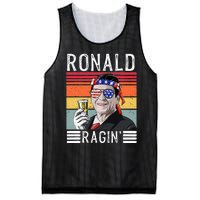 Ronald Ragin Patriotic 4th Of July Funny Mesh Reversible Basketball Jersey Tank