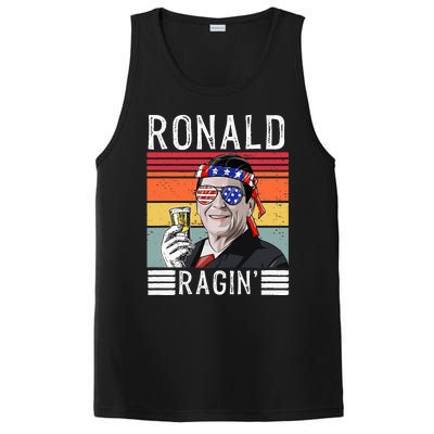 Ronald Ragin Patriotic 4th Of July Funny PosiCharge Competitor Tank