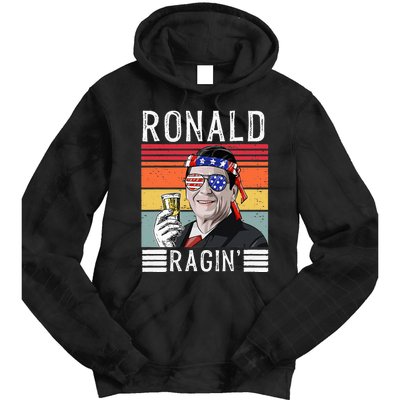 Ronald Ragin Patriotic 4th Of July Funny Tie Dye Hoodie