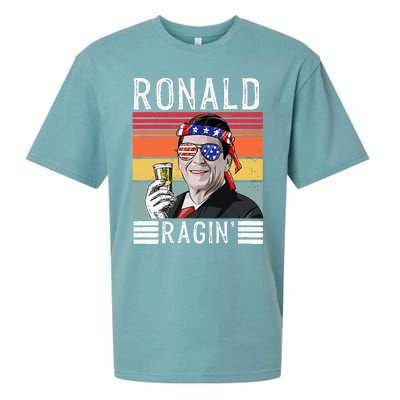 Ronald Ragin Patriotic 4th Of July Funny Sueded Cloud Jersey T-Shirt