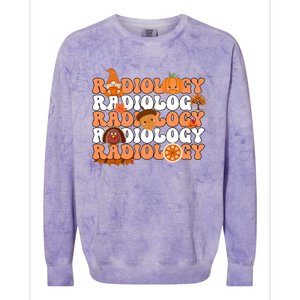 Retro Radiology Pumpkin Radiologist Xray Fall Thanksgiving Colorblast Crewneck Sweatshirt