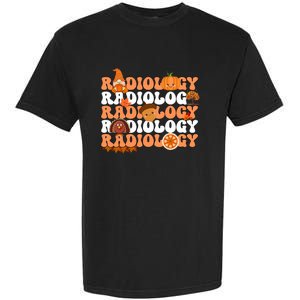 Retro Radiology Pumpkin Radiologist Xray Fall Thanksgiving Garment-Dyed Heavyweight T-Shirt