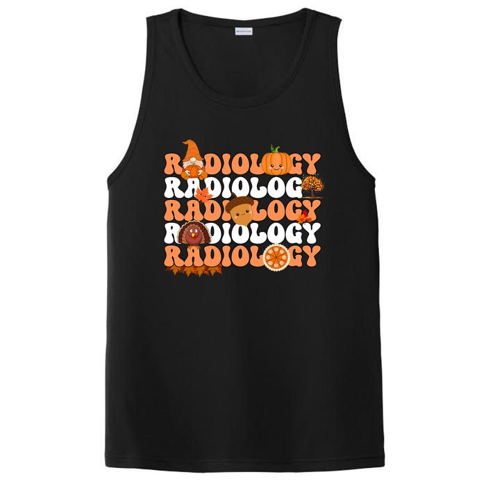 Retro Radiology Pumpkin Radiologist Xray Fall Thanksgiving PosiCharge Competitor Tank