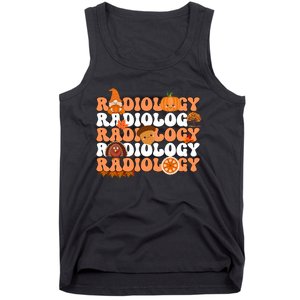 Retro Radiology Pumpkin Radiologist Xray Fall Thanksgiving Tank Top