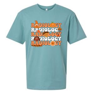 Retro Radiology Pumpkin Radiologist Xray Fall Thanksgiving Sueded Cloud Jersey T-Shirt