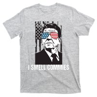 Ronald Reagan President I Smell Commies, Political Humor T-Shirt