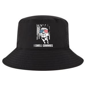 Ronald Reagan, President Reagan, I Smell Commies, Political Humor Cool Comfort Performance Bucket Hat