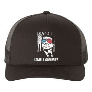 Ronald Reagan, President Reagan, I Smell Commies, Political Humor Yupoong Adult 5-Panel Trucker Hat