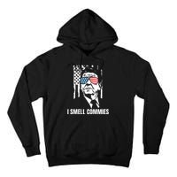 Ronald Reagan, President Reagan, I Smell Commies, Political Humor Tall Hoodie