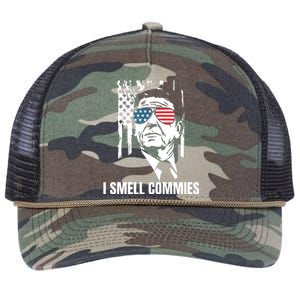 Ronald Reagan, President Reagan, I Smell Commies, Political Humor Retro Rope Trucker Hat Cap