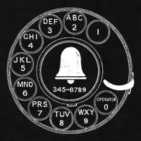 Retro Rotary Phone Dial Ladies PosiCharge Tri-Blend Wicking Tank