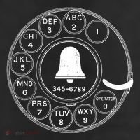 Retro Rotary Phone Dial Cool Comfort Performance Bucket Hat