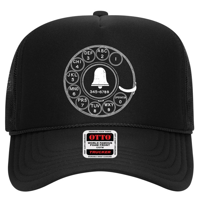 Retro Rotary Phone Dial Trucker Hat