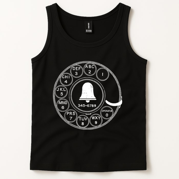 Retro Rotary Phone Dial Tank Top