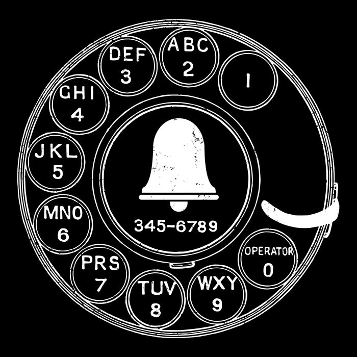 Retro Rotary Phone Dial Tank Top