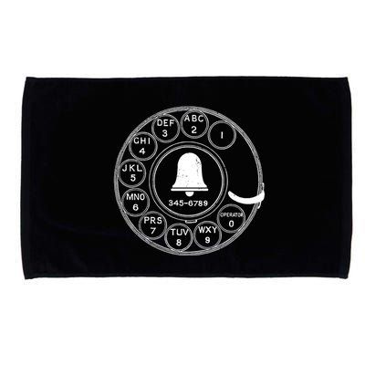 Retro Rotary Phone Dial Microfiber Hand Towel