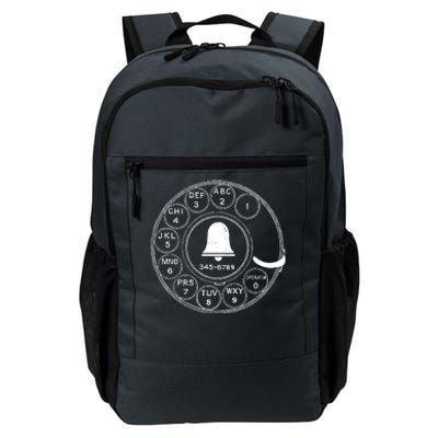 Retro Rotary Phone Dial Daily Commute Backpack