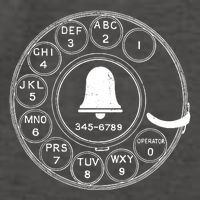 Retro Rotary Phone Dial Vector Backpack