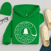 Retro Rotary Phone Dial Hoodie
