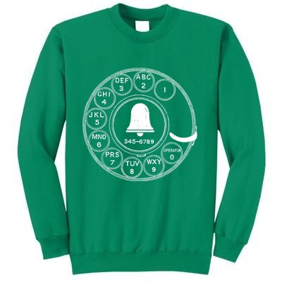 Retro Rotary Phone Dial Sweatshirt