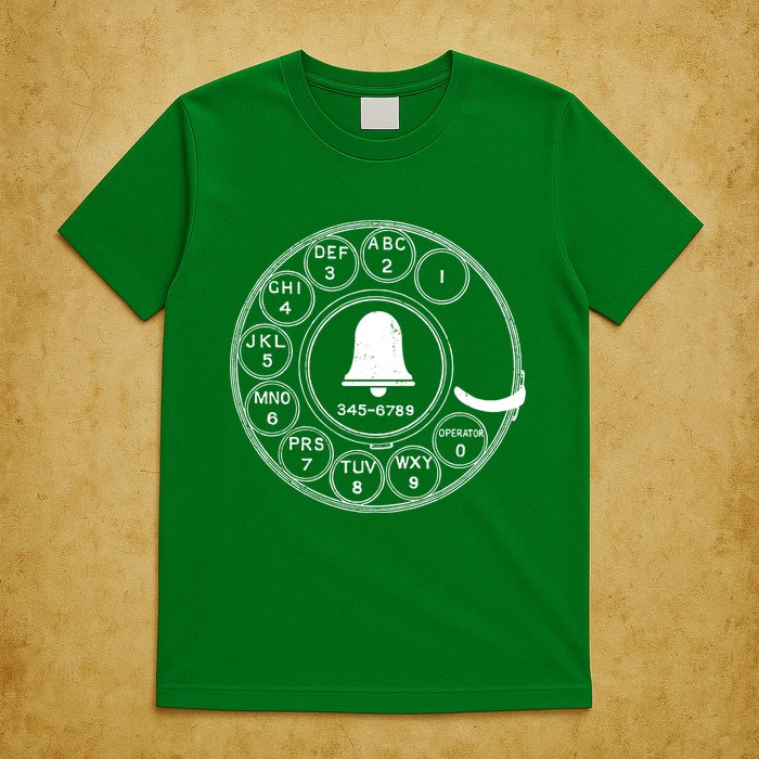 Retro Rotary Phone Dial T-Shirt