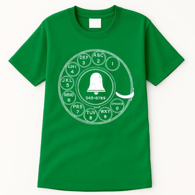 Retro Rotary Phone Dial Tall T-Shirt