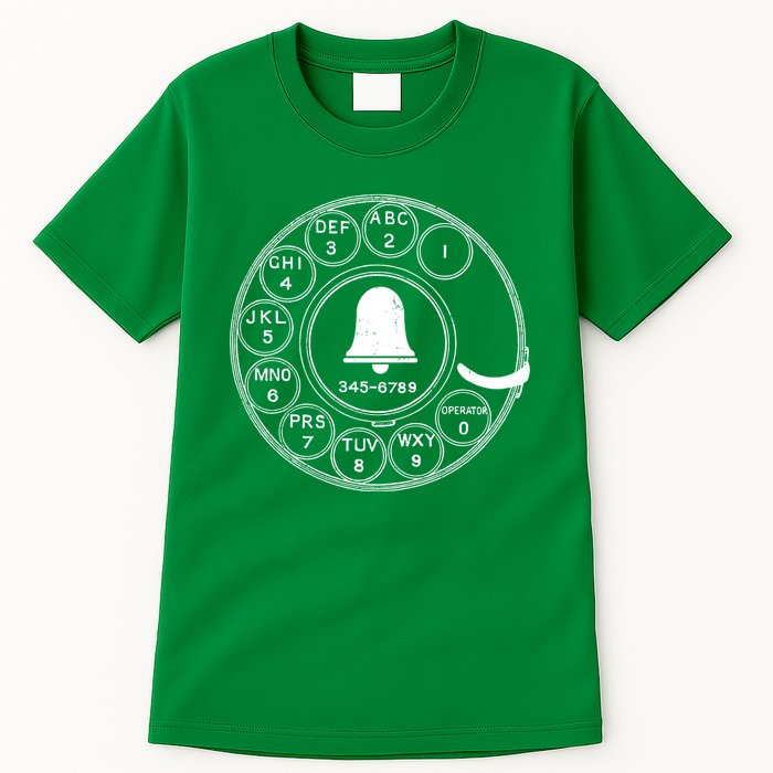 Retro Rotary Phone Dial Tall T-Shirt