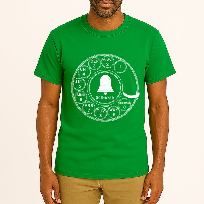 Retro Rotary Phone Dial Tall T-Shirt