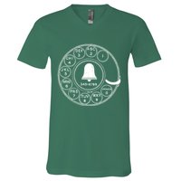 Retro Rotary Phone Dial V-Neck T-Shirt